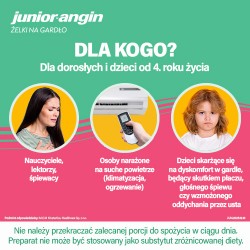 Zdjęcie produktu - #2 Junior-Angin Żelki na gardło smak truskawkowy, 30 szt.