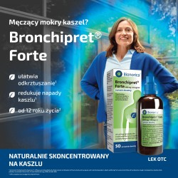 Zdjęcie produktu - #1 Bronchipret Forte syrop,  50 ml - lek wykrztuśny