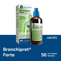 Zdjęcie produktu - #0 Bronchipret Forte syrop,  50 ml - lek wykrztuśny