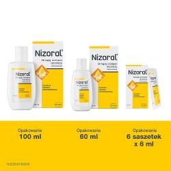 Zdjęcie produktu - #7 Nizoral 20mg/g szampon przeciwłupieżowy i przeciwgrzybiczy, 100 ml