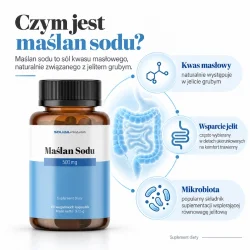 Miniaturka artykułu - #1 Solida Pharm Maślan sodu 500 mg, 60 kaps.