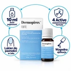 Miniaturka artykułu - #0 Dermopirox Forte lakier do paznokci, 10 ml