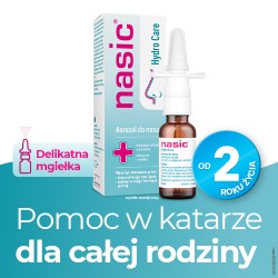 Zdjęcie produktu - #0 Nasic Hydro Care aerozol do nosa, 15 ml