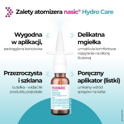 Zdjęcie produktu - #4 Nasic Hydro Care aerozol do nosa, 15 ml