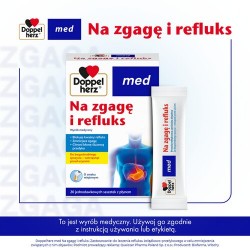 Zdjęcie produktu - #0 Doppelherz Med Na zgagę i refluks, 20 sasz.