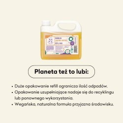 Zdjęcie produktu - #3 Cztery Szpaki (4szpaki) Bombelek naturalne mydło w płynie od 1. dnia życia Refill, 2 l
