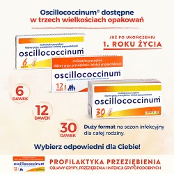 Zdjęcie produktu - #6 Oscillococcinum, 12 dawek - profilaktyka przeziębień