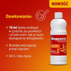 Zdjęcie produktu - #4 Alugastrin Zawiesina doustna, 375 ml - lek na zgagę