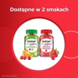 Zdjęcie produktu - #6 Centrum MultiGummies Adults Energy Release żelki dla dorosłych, 60 szt.