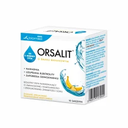 Miniaturka artykułu - #0 ORSALIT smak bananowy, 10 saszetek