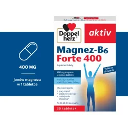 #2 – Doppelherz aktiv Magnez - B6 Forte - 30 tabletek