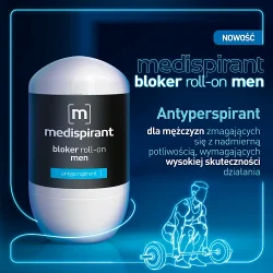 Miniaturka artykułu - #1 MEDISPIRANT Men Bloker roll-on Antyperspirant dla mężczyzn, 40 ml