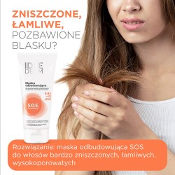 #0 – Idee Derm Maska odbudowująca do włos&oacute;w wysokoporowatych, 200 ml