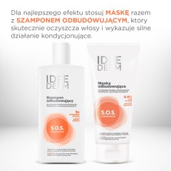 #3 – Idee Derm Maska odbudowująca do włos&oacute;w wysokoporowatych, 200 ml