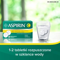 Zdjęcie produktu - #7 ASPIRIN C - 20 tabletek musujących 
