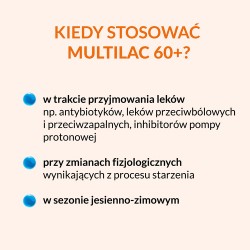 Zdjęcie produktu - #3 Multilac 60+, 50 kaps.