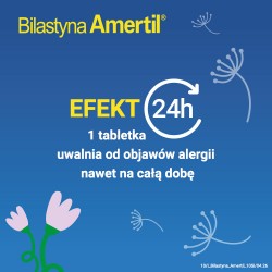 Zdjęcie produktu - #4 Bilastyna Amertil 20 mg, 10 tabletek - lek przeciwalergiczny