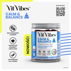 Zdjęcie produktu - #5 Vit Vibes Calm & Balance żelki smak malinowy, 60 szt.