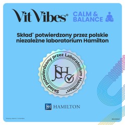Zdjęcie produktu - #7 Vit Vibes Calm & Balance żelki smak malinowy, 60 szt.