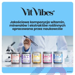 Zdjęcie produktu - #8 Vit Vibes Energy Booster żelki smak truskawkowy, 60 szt.