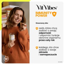 Zdjęcie produktu - #6 Vit Vibes Immunity Power żelki smak marakuja cytryna, 60 szt.