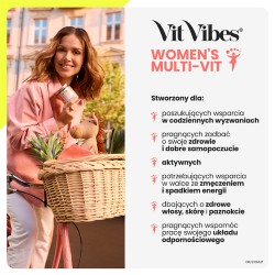 Zdjęcie produktu - #4 Vit Vibes Women's Multi-Vit żelki smak pomarańcza i mango, 60 szt.
