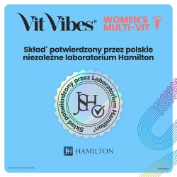 Zdjęcie produktu - #6 Vit Vibes Women's Multi-Vit żelki smak pomarańcza i mango, 60 szt.