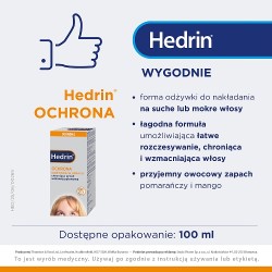 Zdjęcie produktu - #3 Hedrin Ochrona Odżywka w sprayu chroniąca przed wszawicą głowową, 100 ml