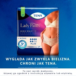 Zdjęcie produktu - #8 Tena Lady Pants Plus Creme Bielizna chłonna dla kobiet M, 9 szt.