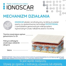 Zdjęcie produktu - #1 Ionoscar plaster jonoforetyczny na blizny 10 x 20 cm, 2 szt.
