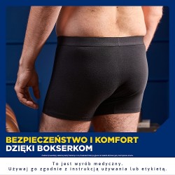Zdjęcie produktu - #0 Tena Men Protective Boxer Wielorazowe bokserki ochronne dla mężczyzn M, 1 szt.