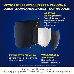 Zdjęcie produktu - #5 Tena Men Protective Boxer Wielorazowe bokserki ochronne dla mężczyzn M, 1 szt.