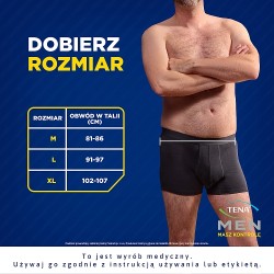 Zdjęcie produktu - #8 Tena Men Protective Boxer Wielorazowe bokserki ochronne dla mężczyzn M, 1 szt.