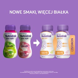 Zdjęcie produktu - #0 Nutridrink Juice Style smak orzeźwiającej maliny, 4 x 200 ml