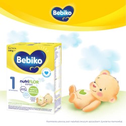 Zdjęcie produktu - #0 Bebiko 1 NutriFlor Expert Mleko początkowe dla niemowląt od urodzenia, 550 g