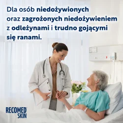Miniaturka artykułu - #1 RecoMed Skin smak truskawkowo - żurawinowy, 10 sasz. x 25 g - dla os&oacute;b z odleżynami i ranami