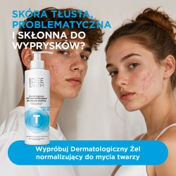 Zdjęcie produktu - #0 Idee Derm Dermatologiczny żel normalizujący do mycia twarzy, 220 ml