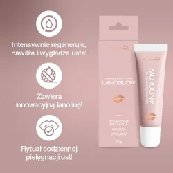 Miniaturka artykułu - #0 LanoGlow Odżywczy balsam do ust, 10 g