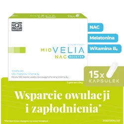 Miniaturka artykułu - #0 Miovelia NAC Booster, 15 kaps. - dla kobiet planujących ciążę