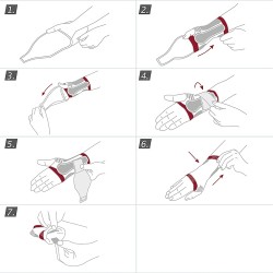Zdjęcie produktu - #1 Actimove Professional Line ManuMotion Orteza stabilizująca nadgarstek biała prawa M