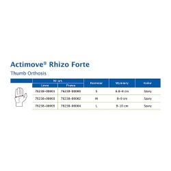 Zdjęcie produktu - #3 Actimove Professional Line Rhizo Forte Orteza kciuka szara prawa M