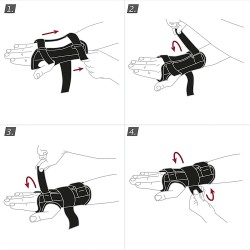 Zdjęcie produktu - #1 Actimove Professional Line Manus Forte Orteza nadgarstka beżowa prawa L/XL