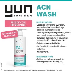 Zdjęcie produktu - #3 YUN ACN WASH Prebiotyczny oczyszczający żel do mycia twarzy, 150 ml