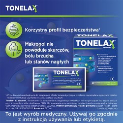 Zdjęcie produktu - #5 Tonelax, 10 sasz. - do stosowania przy zaparciach i wzdęciach