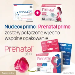 Miniaturka artykułu - #1 Prenatal Plan Prenatal Primo, 30 kaps. + Nucleox Primo, 30 kaps. - przygotowanie do ciąży dla niej i dla niego