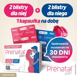 #5 – Prenatal Plan Prenatal Primo, 30 kaps. + Nucleox Primo, 30 kaps. - przygotowanie do ciąży dla niej i dla niego