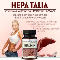 Zdjęcie produktu - #0 Hepa Talia Kompozycja 4 zi&oacute;ł i spiruliny, 60 kaps.