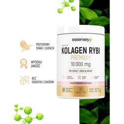 Zdjęcie produktu - #1 Essensey Kolagen Rybi Premium 10000 mg smak truskawka z nutą wanilii, 321 g