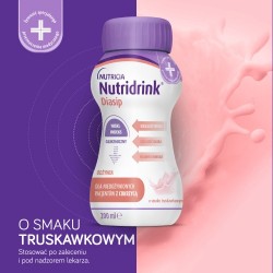 Zdjęcie produktu - #1 Nutridrink Diasip o smaku truskawkowym, 4 x 200 ml