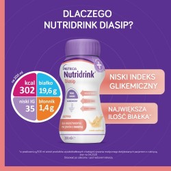 Zdjęcie produktu - #2 Nutridrink Diasip o smaku waniliowym, 4 x 200 ml